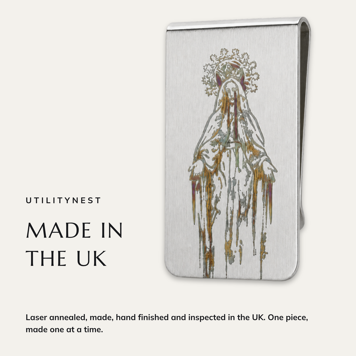 DEVOTION money clip made and hand finished in the UK
